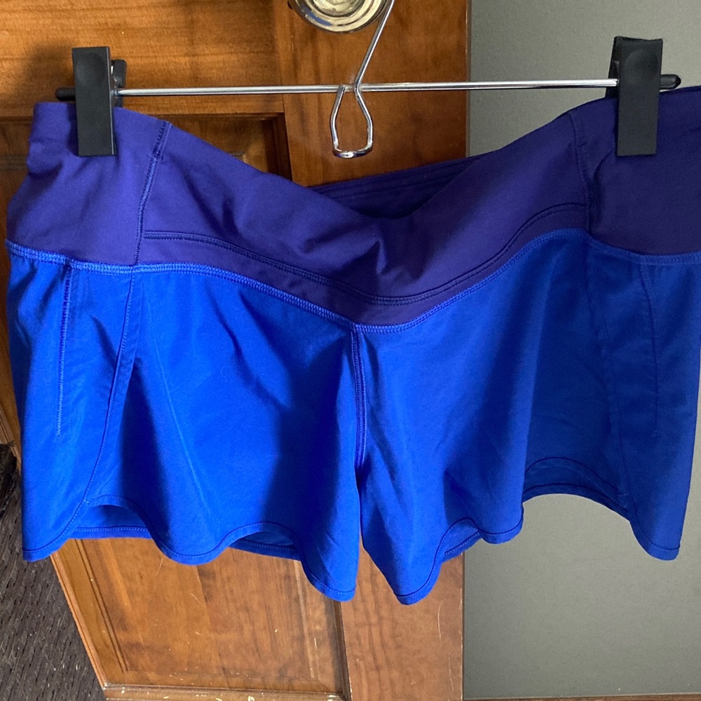lululemon athletica Blue and Purple Active Skort Shorts